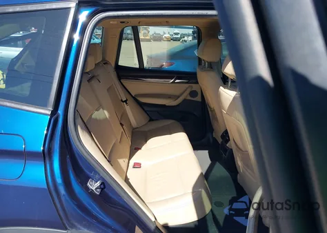 2017 BMW X3 Sdrive28I из США, поврежденный, VIN 5UXWZ7C32H0V86760